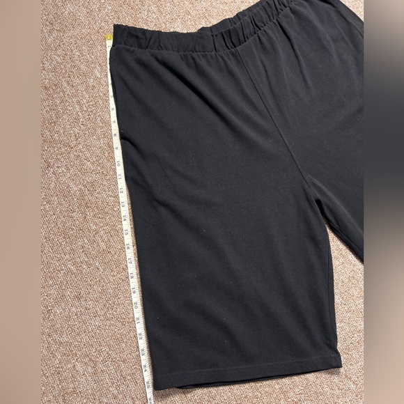 Mens Oak + Fort Oversized Sweat Shorts Black Baggy - Picture 7 of 9